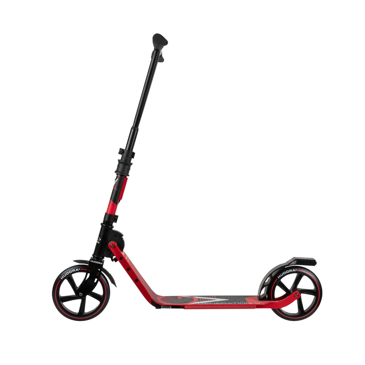 Hudora BigWheel 205 mit V-förmigem Lenkradrot