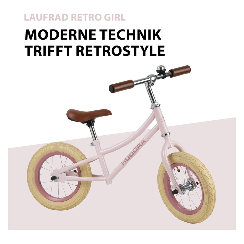 Hudora Laufrad Vintage Pink