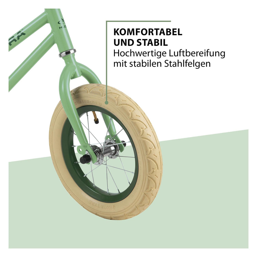Hudora Laufrad Vintage Grün