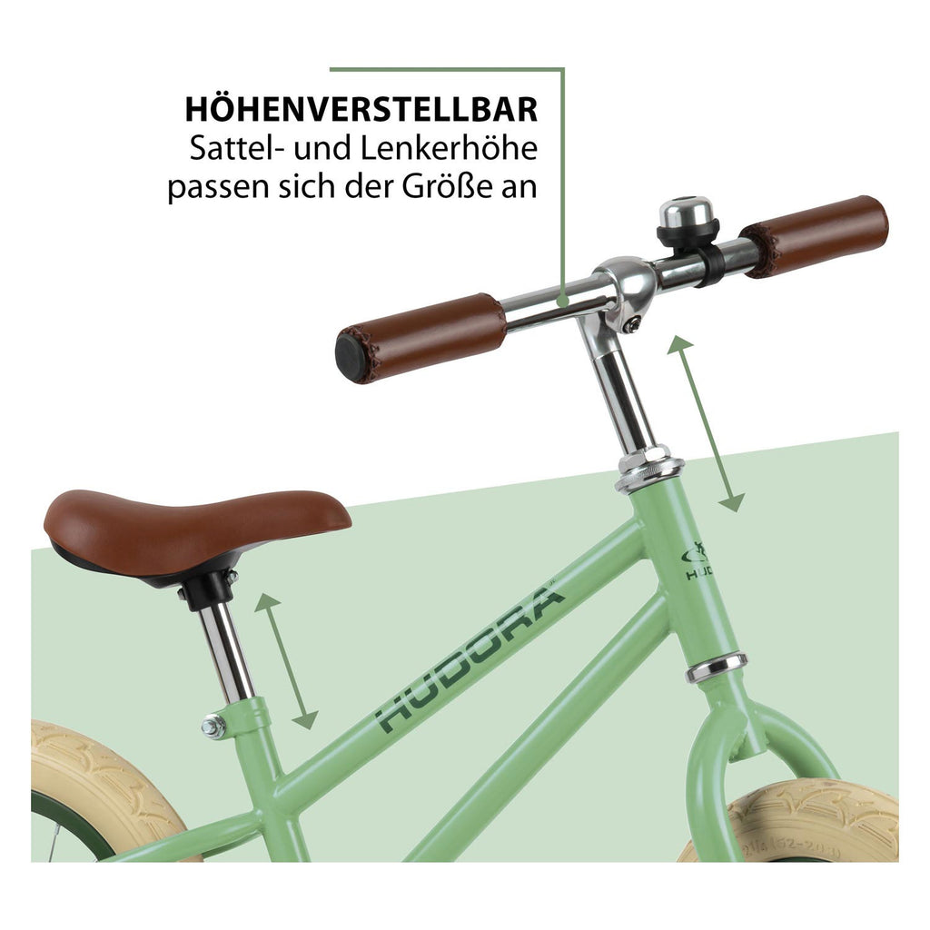 Hudora Laufrad Vintage Grün