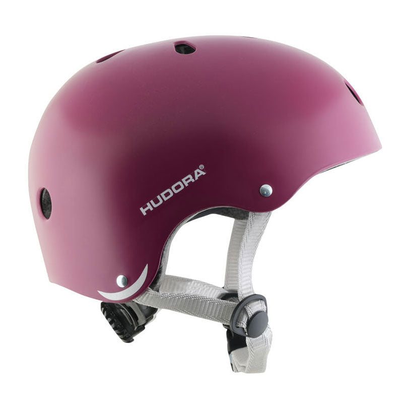 HUDORA Skatehelm, Farbe Berry, Größe XS (48-52)