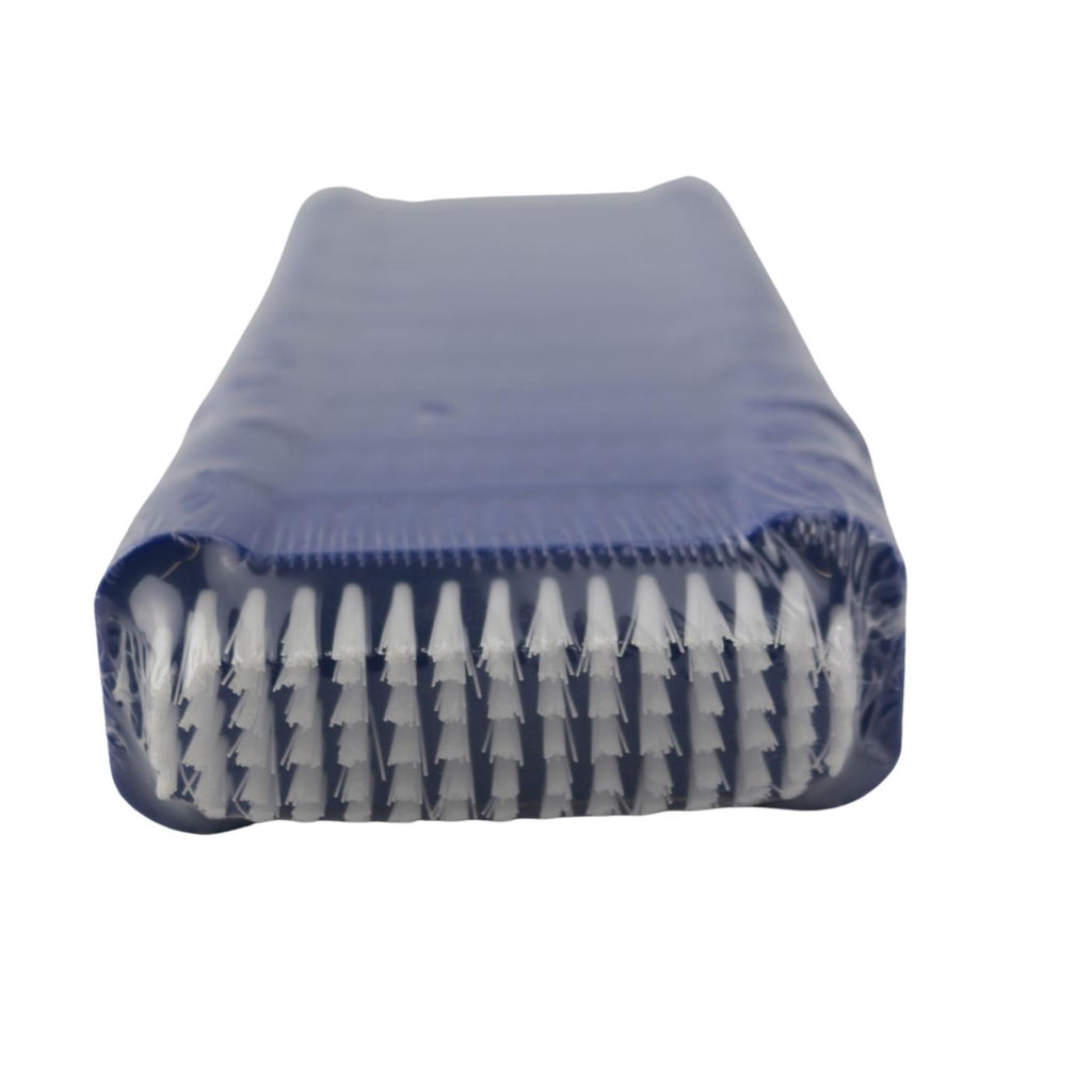 Nagelborstel kunststof blauw pak a 10st