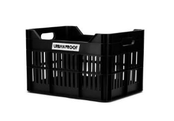 Recycelte Urban Proof Click 30-Liter-Fahrradkiste – Schwarz