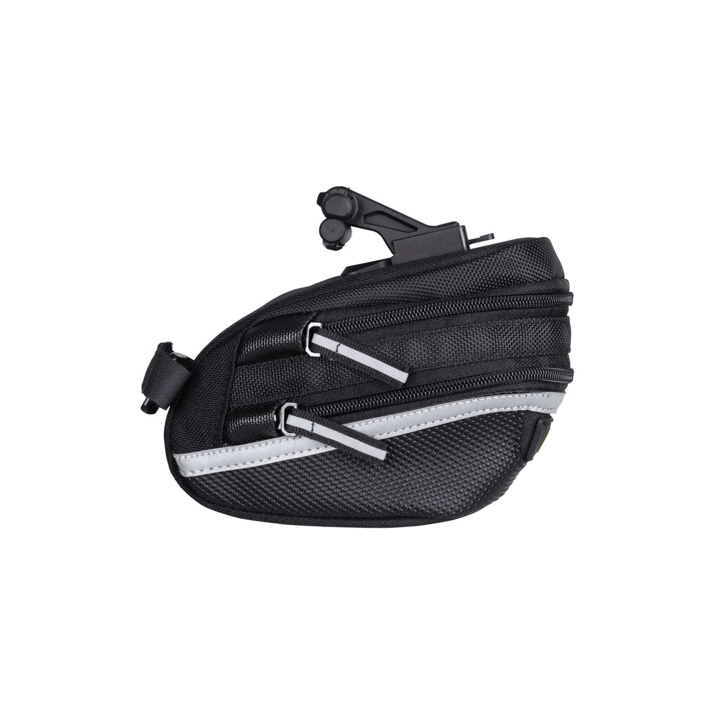 Topeak zadeltas WP II M, Zwart, Waterafstotend, Polyester, Adapter, 1,25L, QuickClick, Reflecterend, 152g