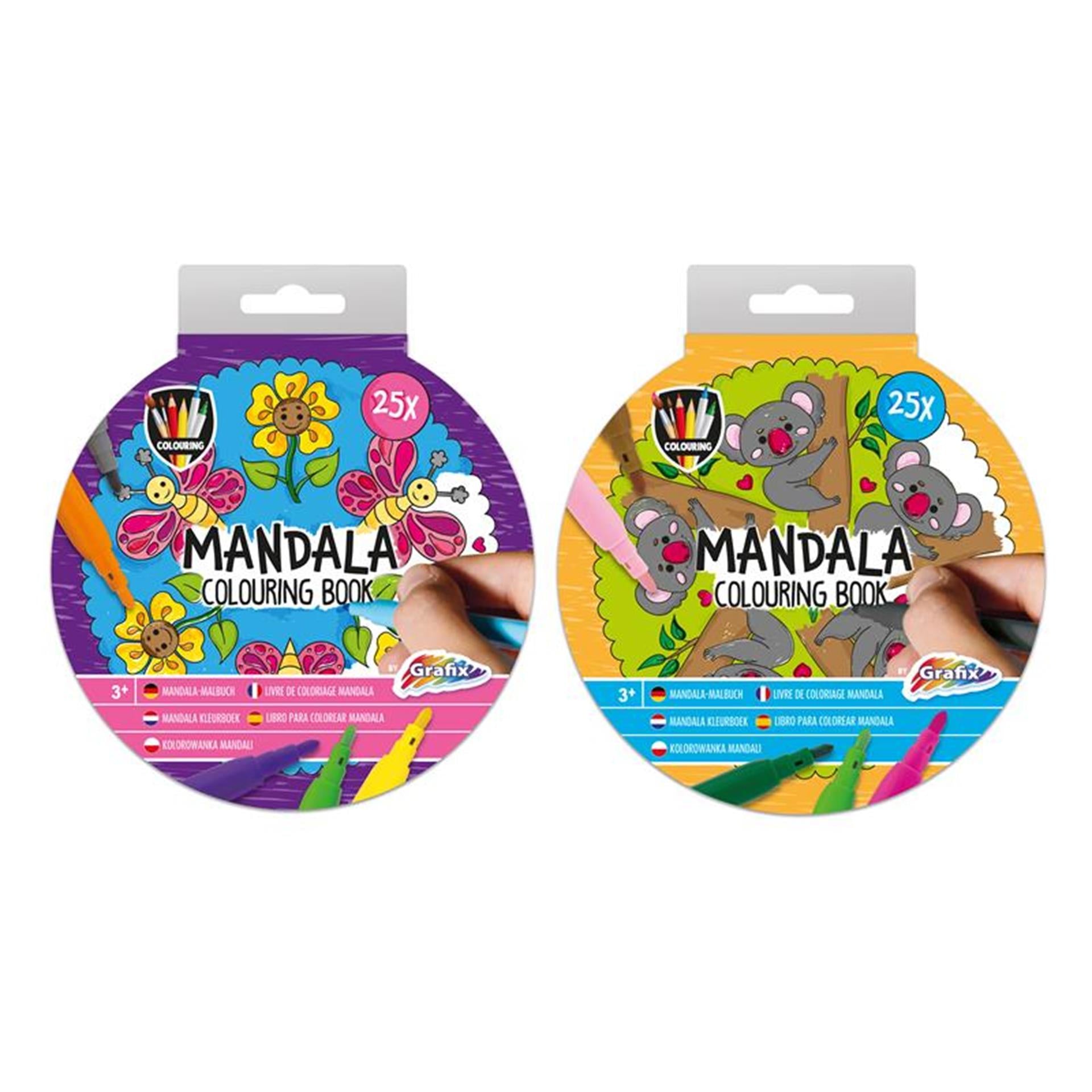 Grafix Mandala Malbuch, 25 Ausmalseiten