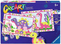 Ravensburger – creart: kleurrijke dino's – schilderen op nummer