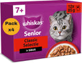 Whiskas kattenvoer - senior 7+ - classic selectie in saus - 48x85g
