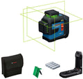 Bosch professional gll 80-33 g kruislijnlaser groen 3x360° 4x1.5v - 0601065500