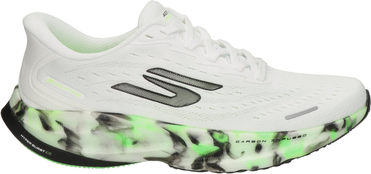 Skechers skx aero spark - si - glow in heren sportschoenen - wit 43
