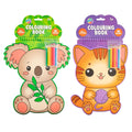 Moxy dierenvorm kleurboek 20 vel + 6 potloodjes