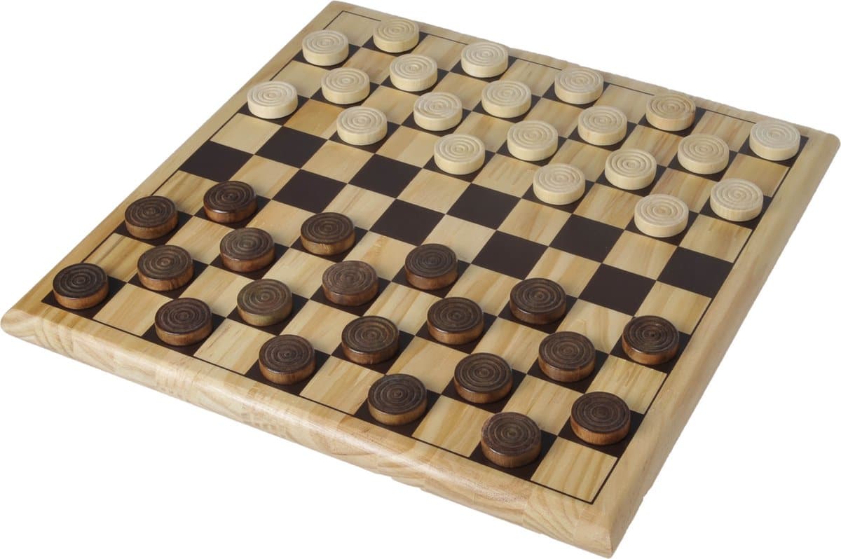 Engelhart Longfield Games Holz-Dame-Spiel