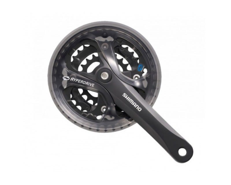 Shimano benelux b.v. shimano efcm361c888cl crankstel acera m361 7 8-sp zwart 48x38x28t+cg kk vierk 170 mm (-4 mm)
