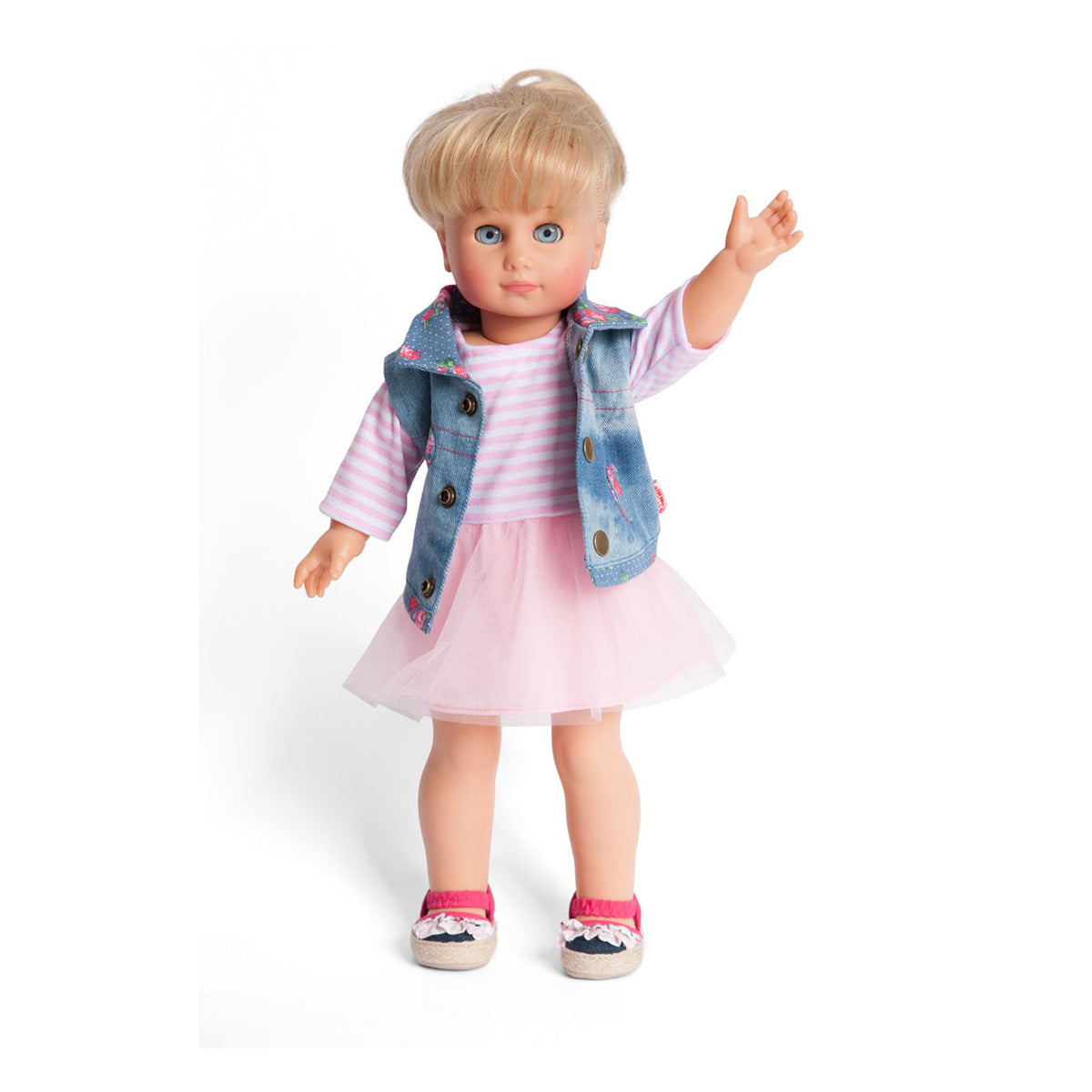 Heless poppenjurk met giletje, 28-35 cm