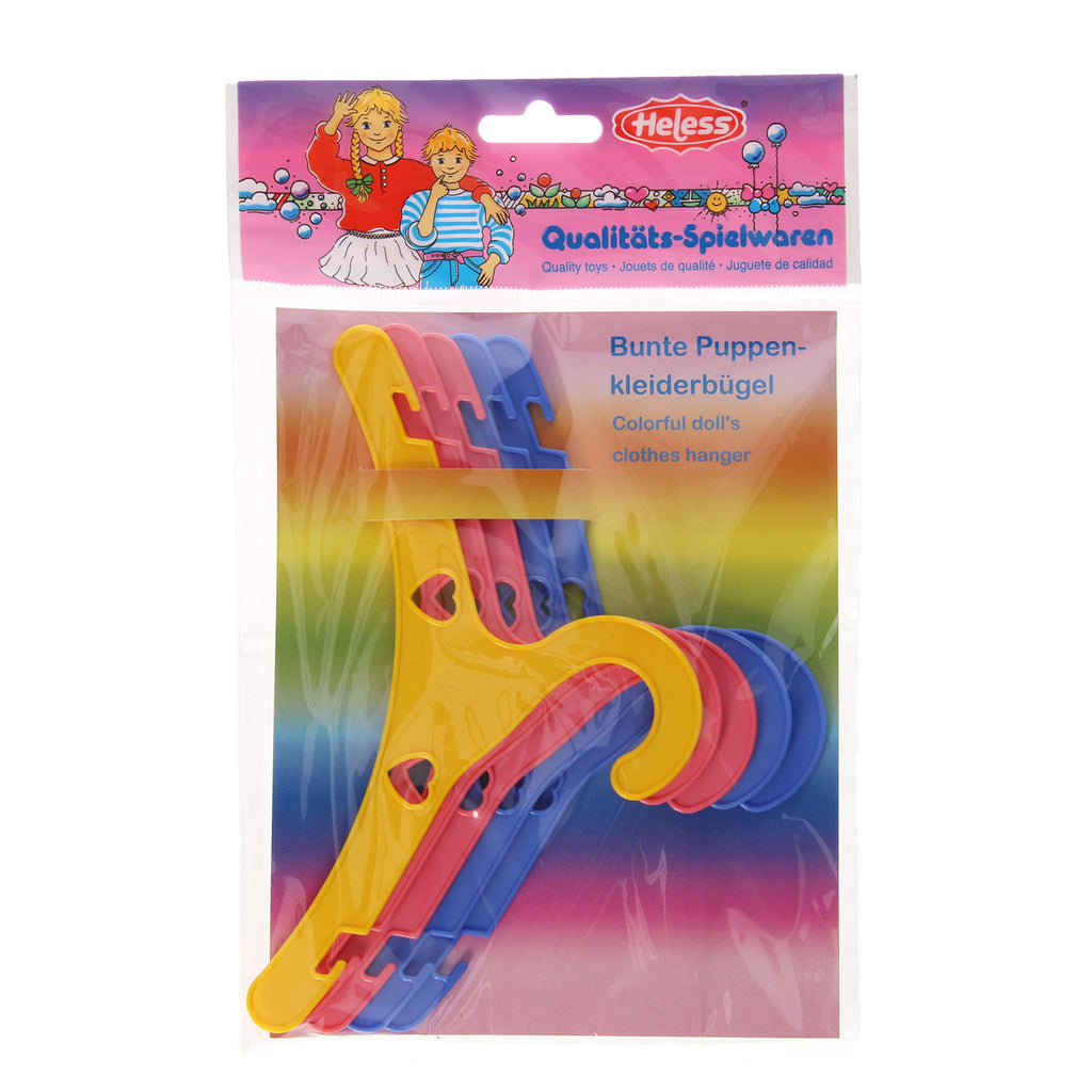 Heless Poppen Kleiderbügel, 5 Stück.