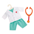Puppenarzt-Outfit mit Stethoskopkopf, 38-45 cm