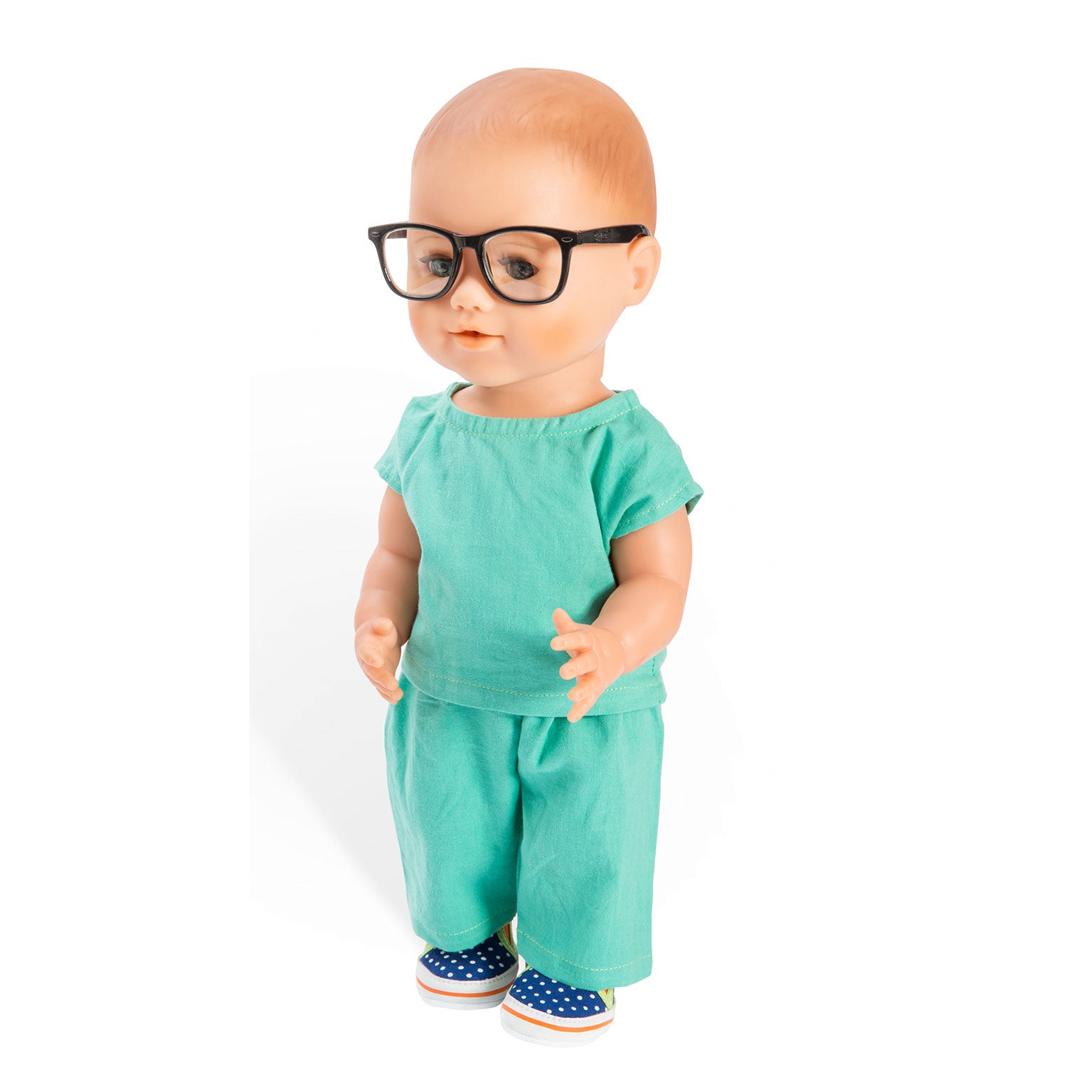 Heless poppen doktersoutfit met stethoscoop, 28-35 cm