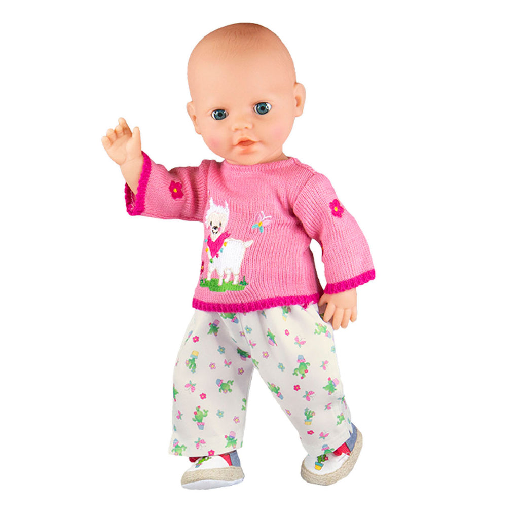 Heless Poppen Pullover mit Alpakahose, 28-35 cm