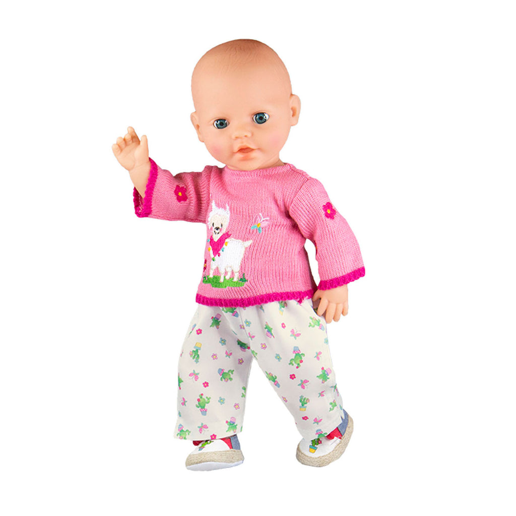 Heless Poppen Pullover mit Alpakahose, 35-45 cm