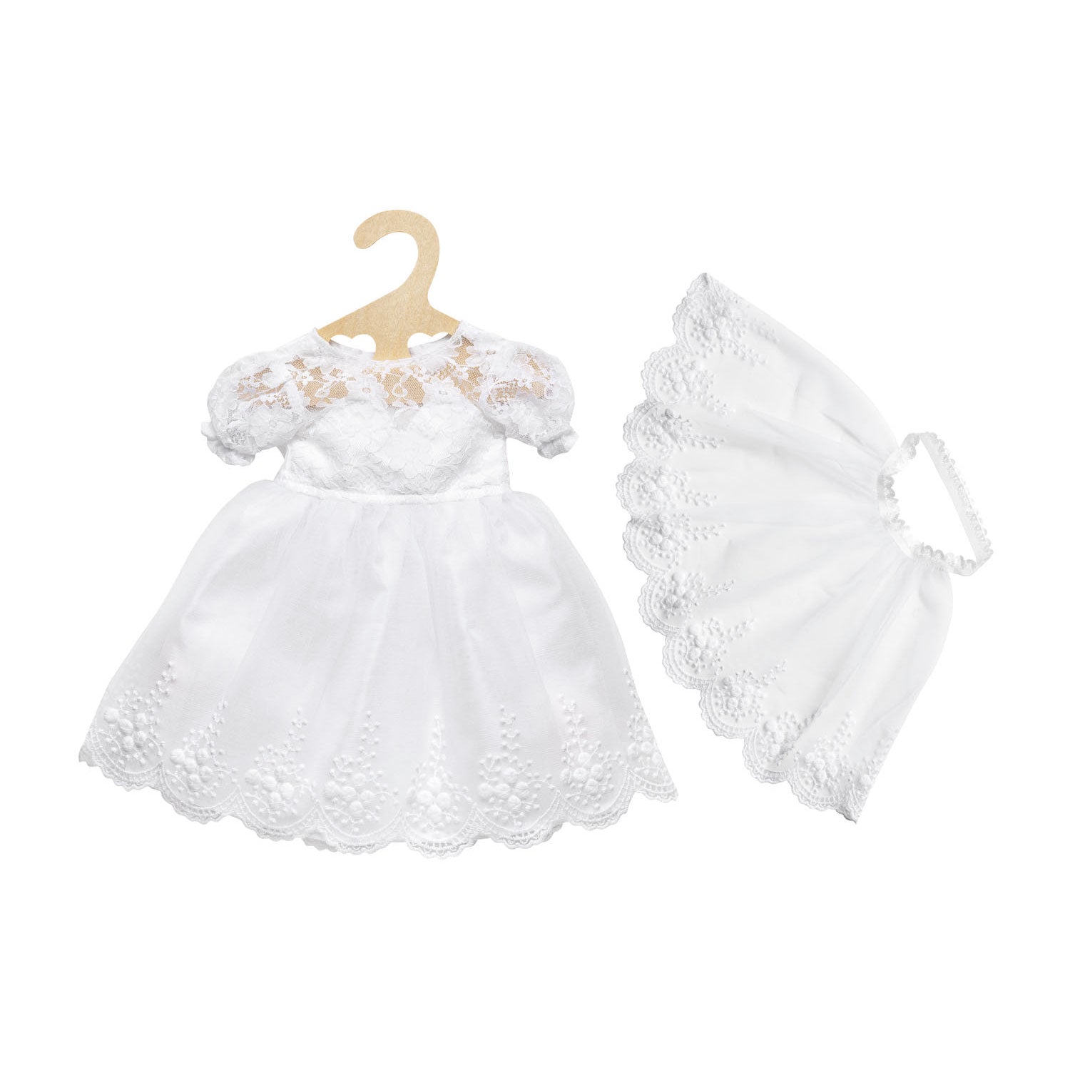 Heless Poppen Brautkleid mit Schleier, 35-45 cm