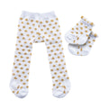 Heless maillot met sokken goud stip (28-35cm)