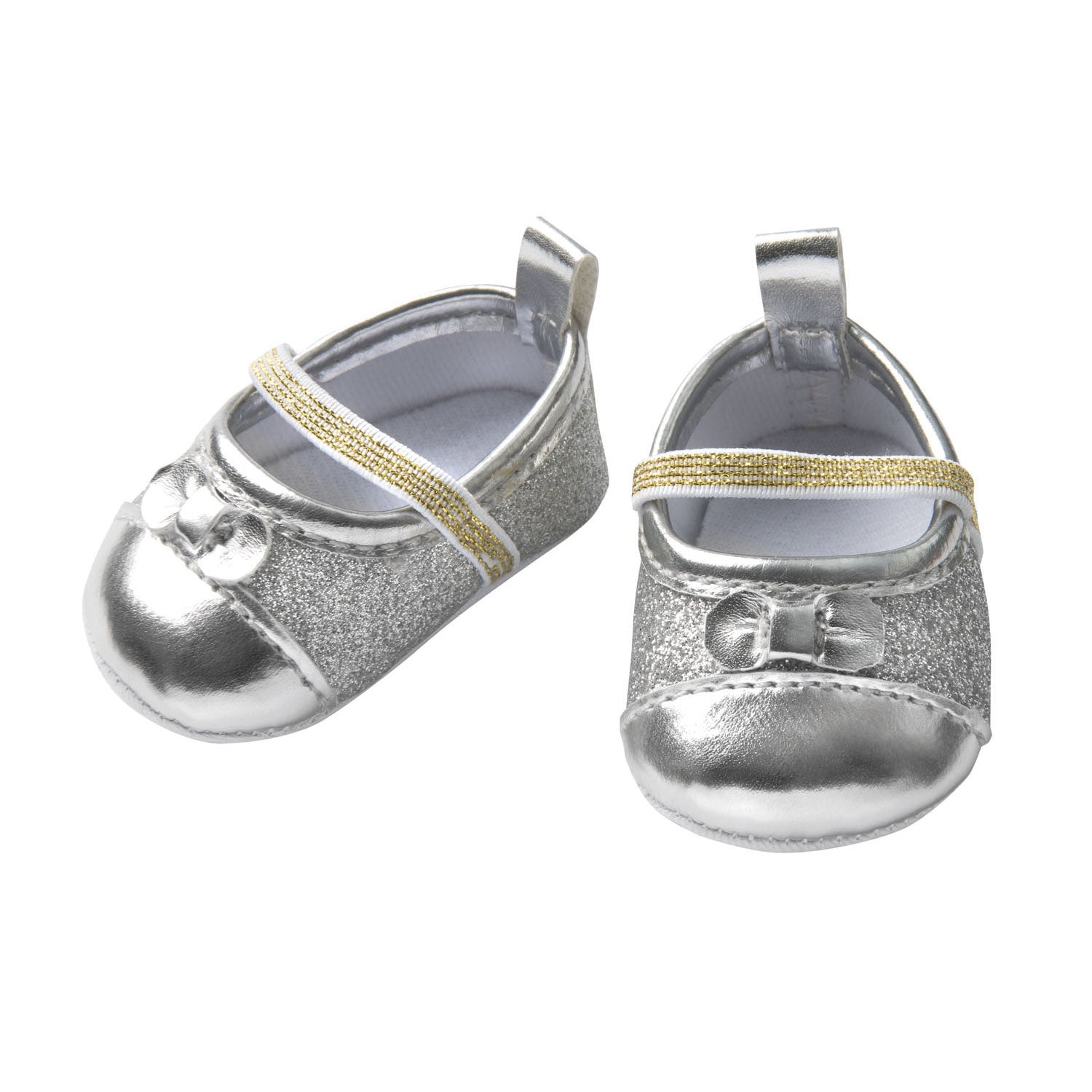 Heless Doll Ballerinas Glitter - Silber, 30-34 cm