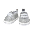 Heless Poppensneakers, glitzernd silber, 38-45 cm