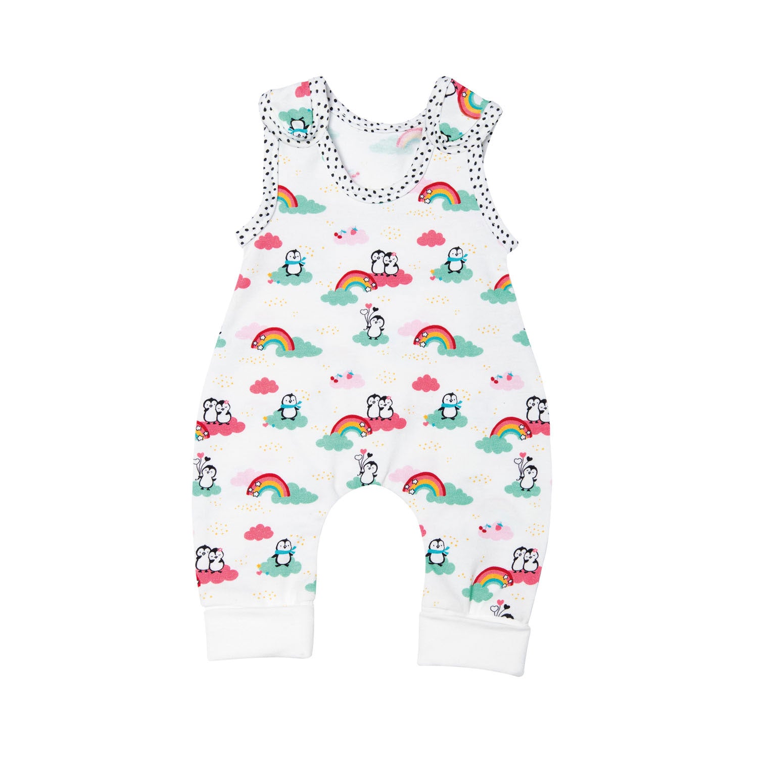 Heless Poppen Strampler Pinguin mit T-Shirt, 28-35 cm