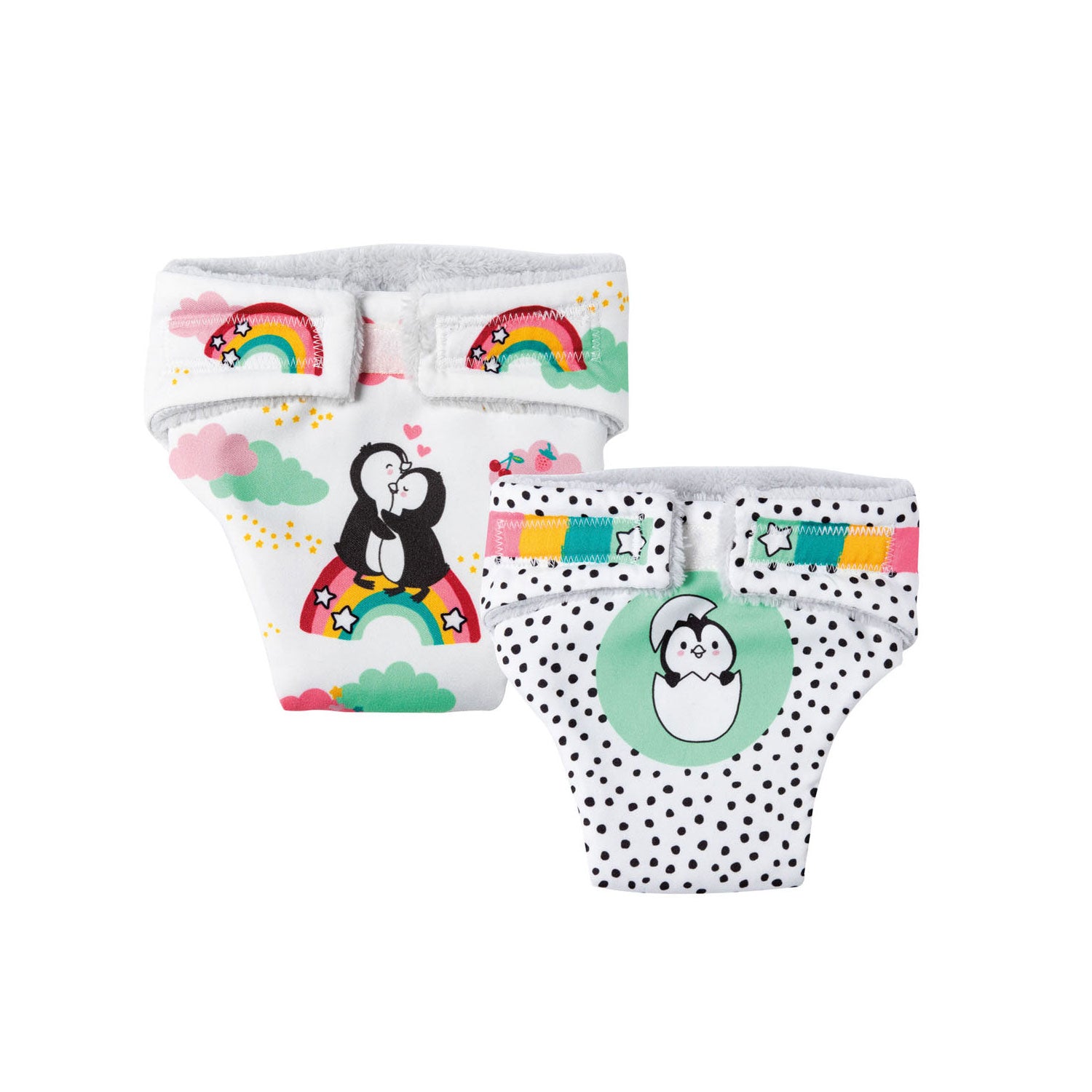 Heless Puppenwindeln Pinguin, 2 Stück, 28-35 cm