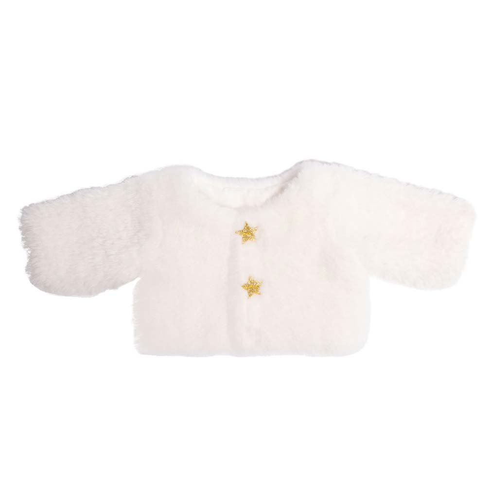Heless Plüschpuppenjacke mit Rock, 35-45 cm
