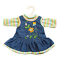 Heless Trendy Puppenkleid mit T-Shirt Blau, 28-35 cm