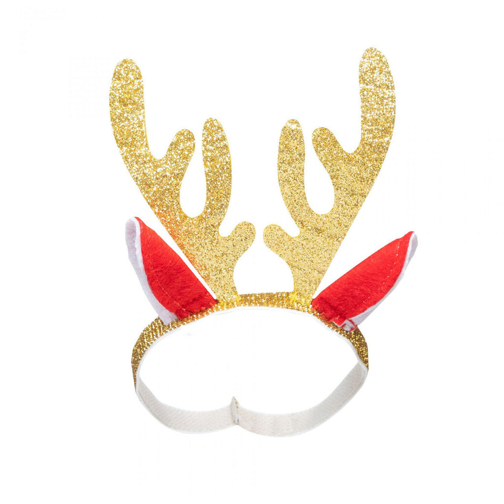 Heless Weihnachtskleid mit Rentier-Haarreif, Größe 35-45 cm