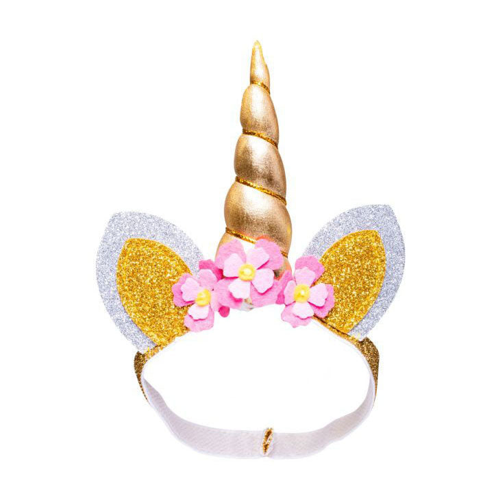 Heless poppen accessoires glitter eenhoorn set, 30-34 cm