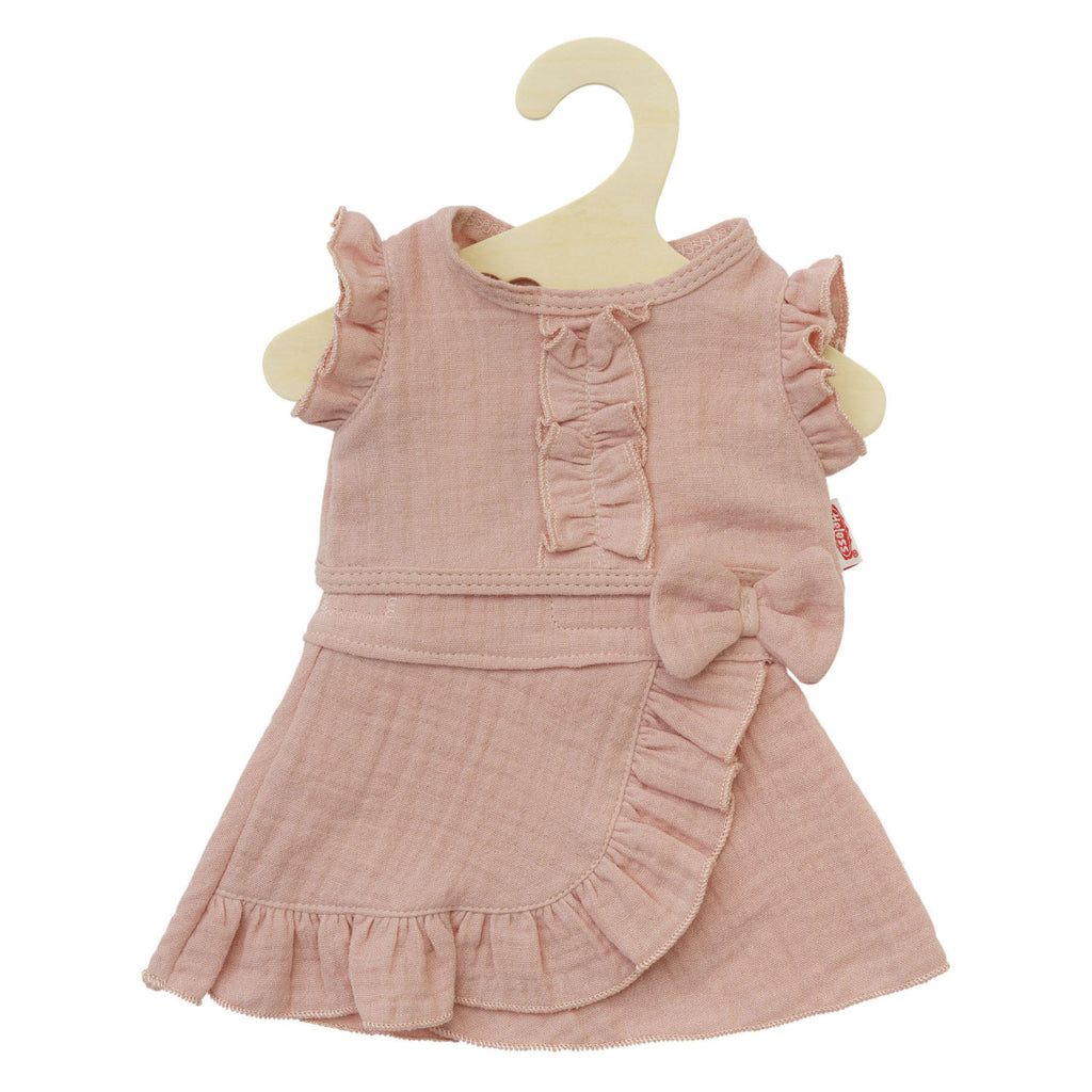 Heless Poppen Wickelrock, rosa mit Rüschen, 35-45 cm