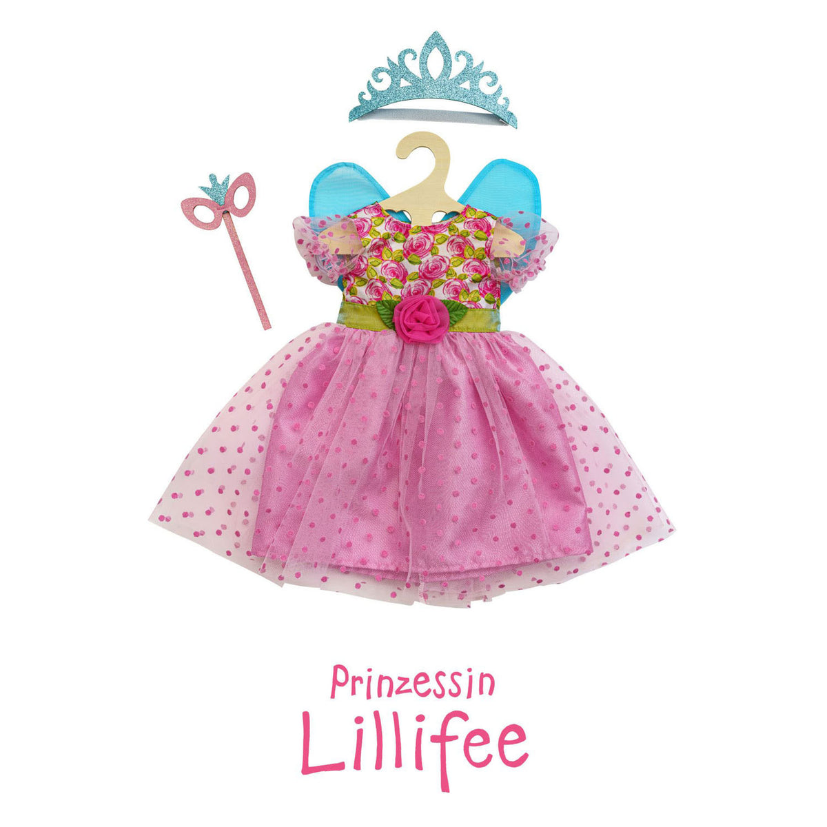 Heless Puppenkleid Prinzessin Lilliee Rosa, 35-45 cm