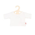 Heless poppen t-shirt wit op kledinghanger, maat 35-45 cm