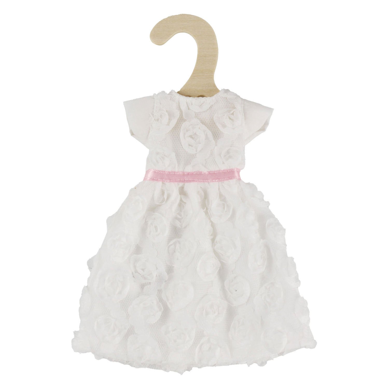 Heless witte jurk voor modepoppen - 29cm