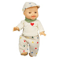 Heless jongens babypop met corduroy outfit - 34cm