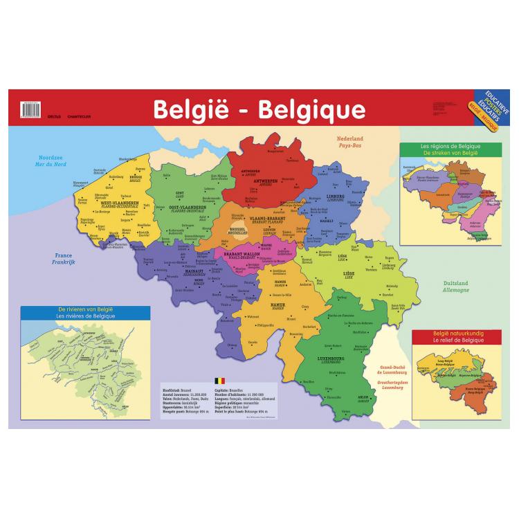 Deltas-Bildungsposter – Belgien