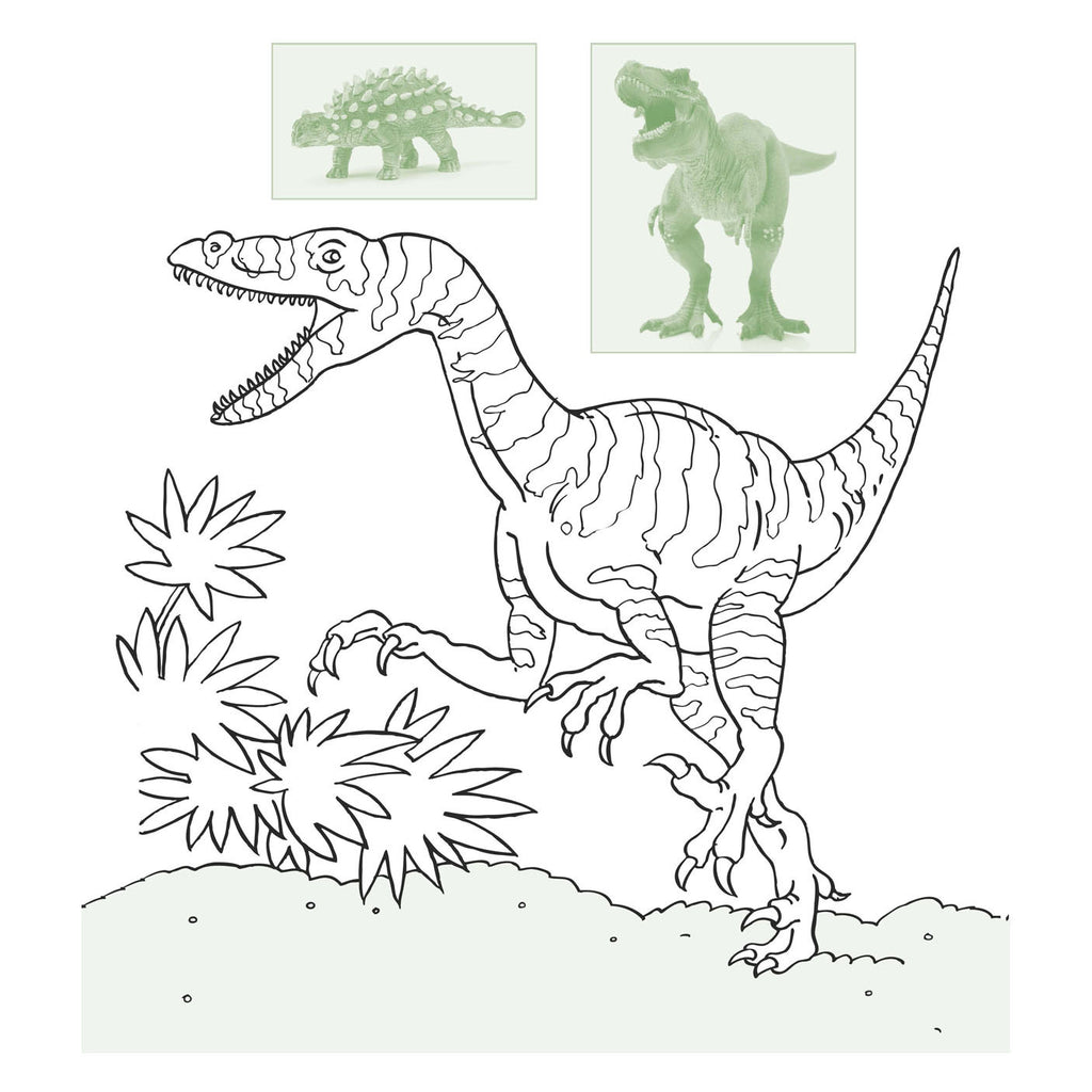 Deltas dino sticker parade