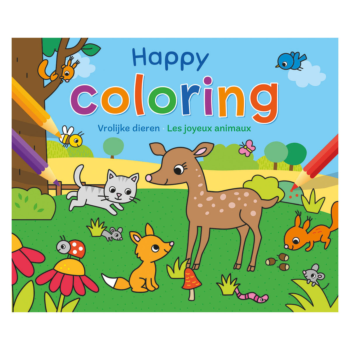 Deltas Happy Malvorlagen – fröhliche Tiere