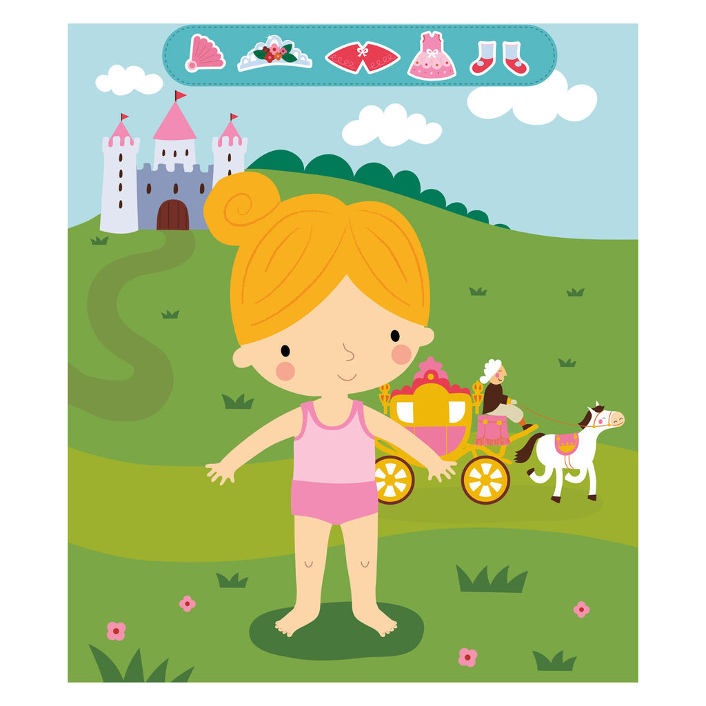 Deltas kleine Prinzessin – Sticker-Spaß – Stickerbuch für Anziehpuppen