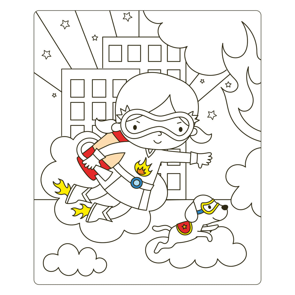 Deltas Supergirls Sticker-Spaß – Stickerbuch für Anziehpuppen