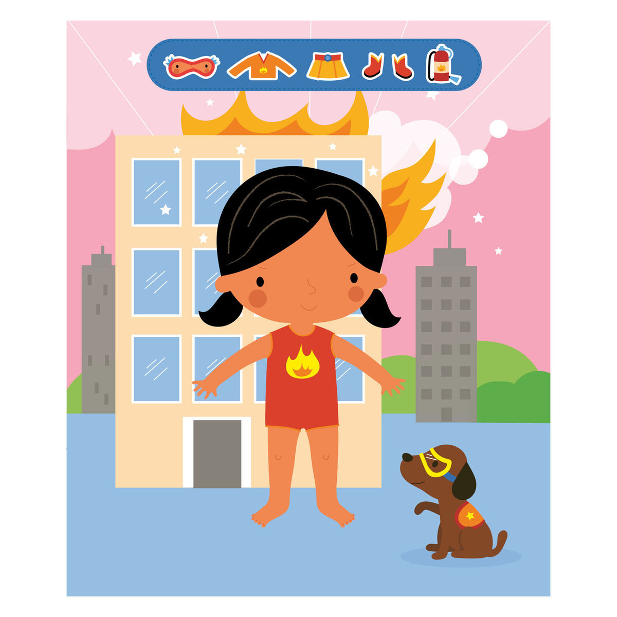 Deltas Supergirls Sticker-Spaß – Stickerbuch für Anziehpuppen