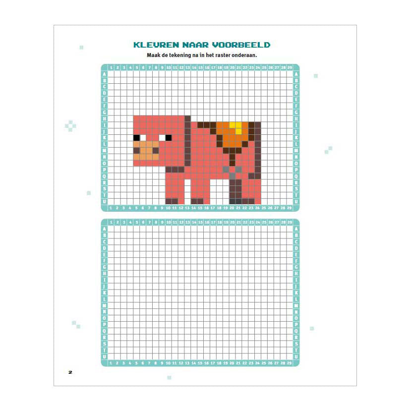 Deltas minecraft pixel kleurpret