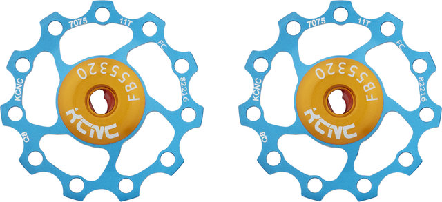 Kcnc jockey wheel aluminum pulley wheels with ceramic bearings - 1 pair
