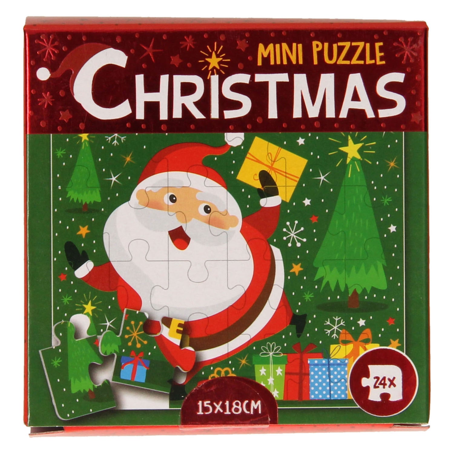 Wins Holland Mini-Puzzle Weihnachten, 24 Teile.
