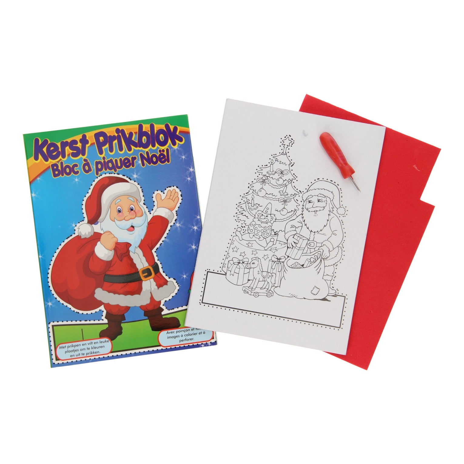 Boek specials nederland bv kerst kleur - en prikblok