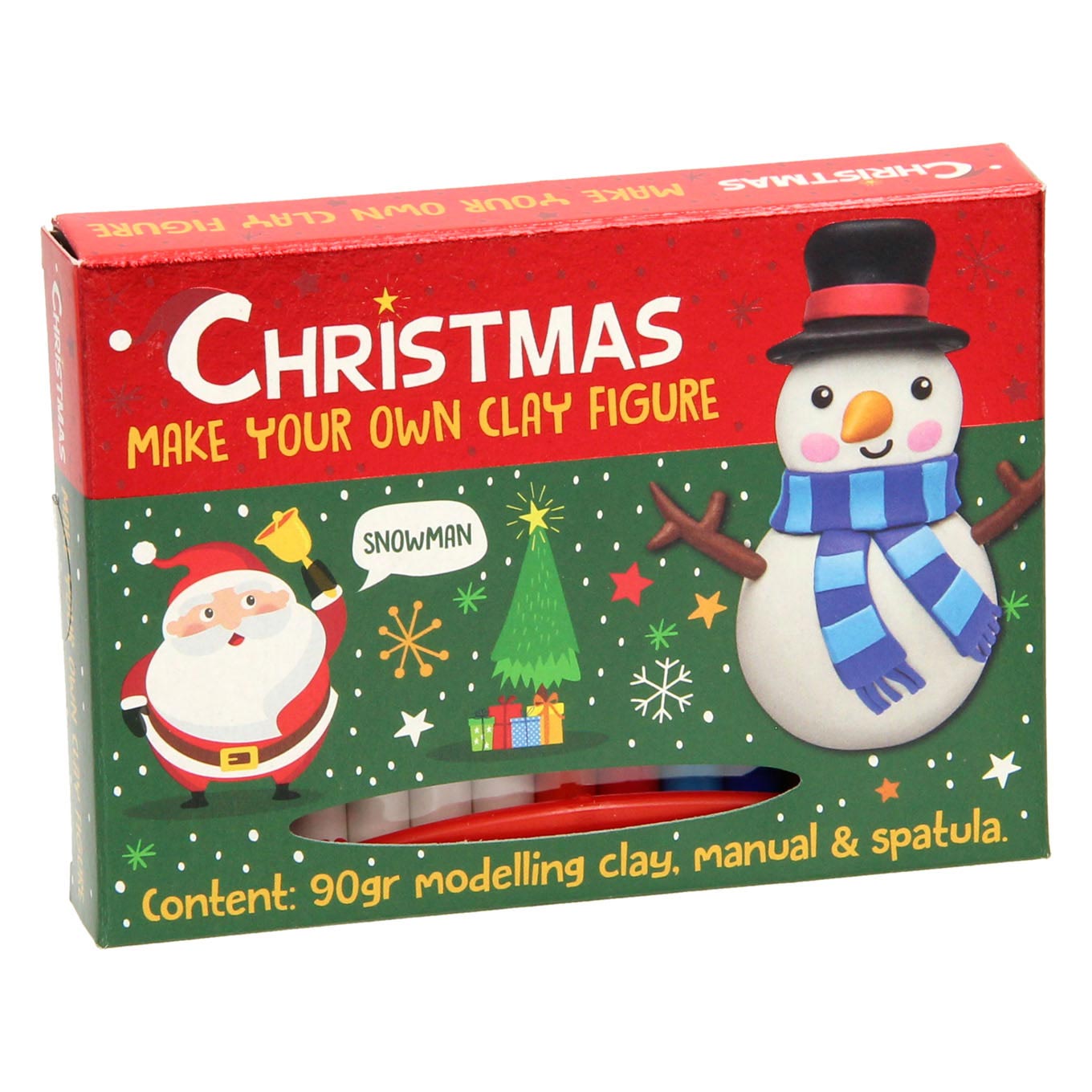 Machen Sie Ihre eigene Tonfigur zu Weihnachten