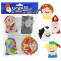 Machen Sie Ihre eigenen Filzfinger Pops Sinterklaas, 4St.