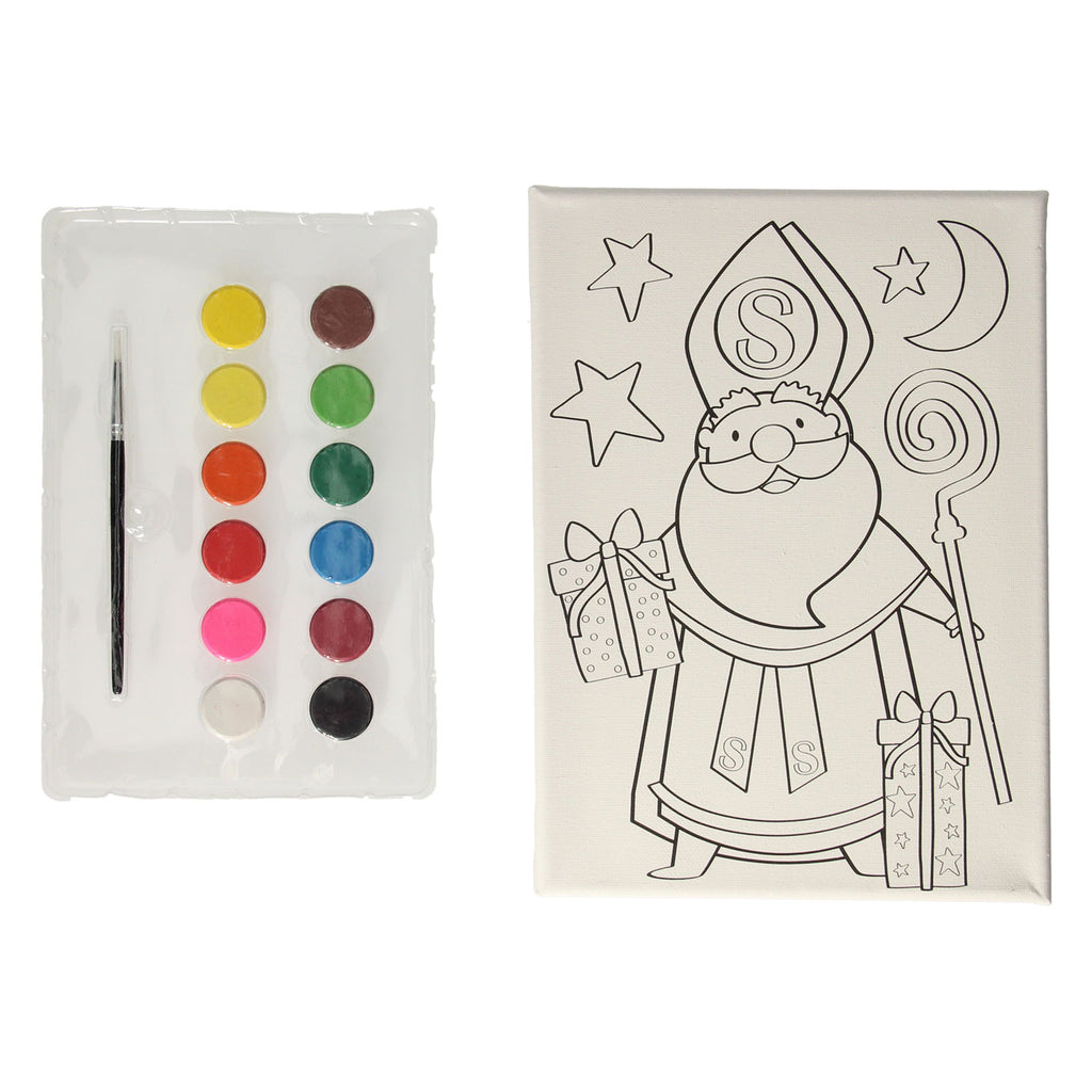 Wins holland canvas sinterklaas schilderset
